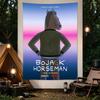 Bojack Horseman Netflix Final Sunset Pink Blue Poster