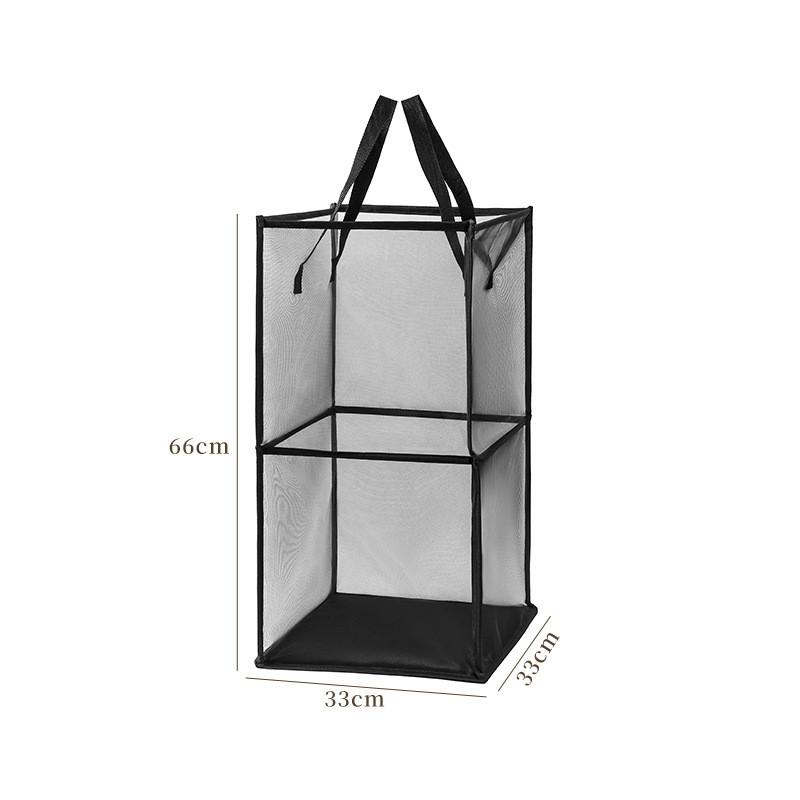 Plastic Collapsible Laundry Basket With Drainage For Home Organization And Storage