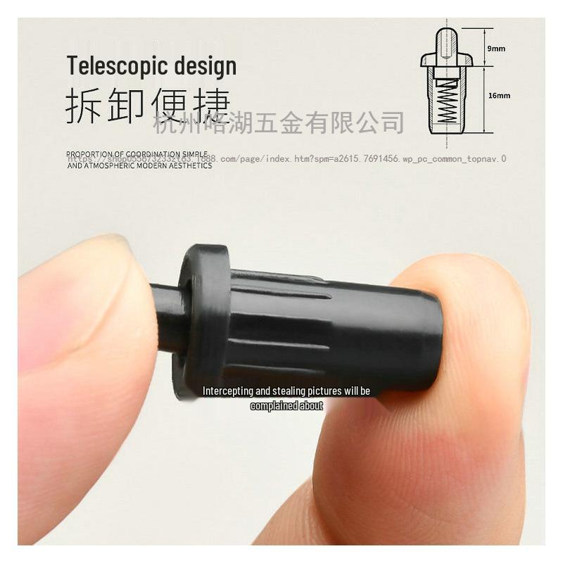 Feder-Teleskop-Türscharnierstift für Möbel und Schrankklappen