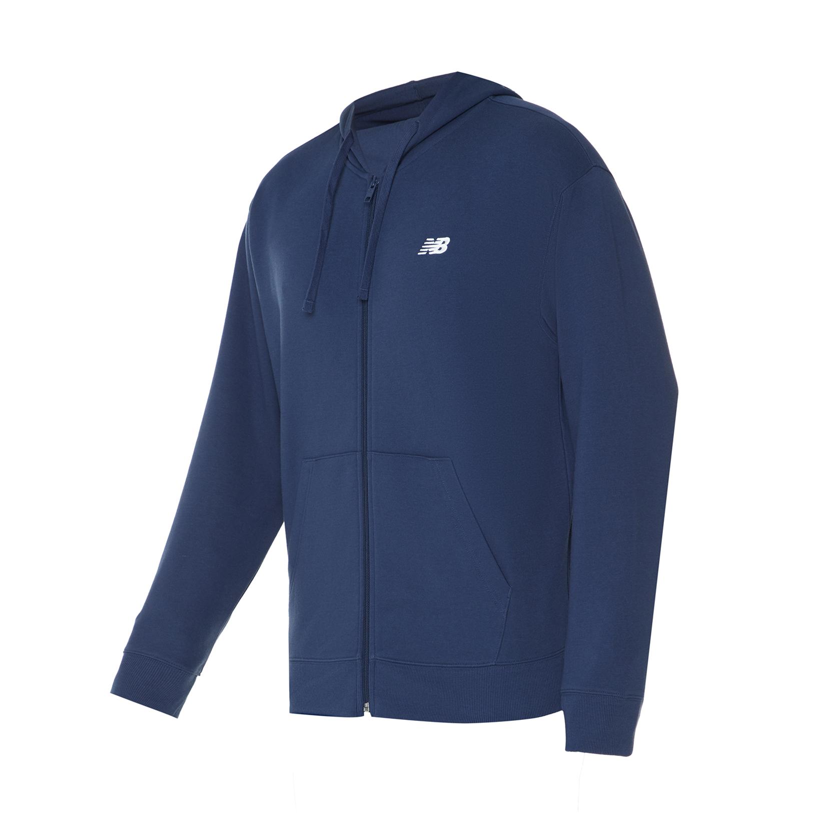 New Balance Sport Essentials Logo Fleece Full Zip Hoodie MJ41501NNY 2XL