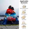 1pc Mcqueens Adventure Flannel Blanket Soft Warm Throw Blanket for Bedroom Living Room Bed Travel Camping Picnic Gift. M730067