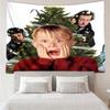 Home Alone Tapestry for Bedroom Aesthetic Classroom Tapestries Wall Hanging for Living Room Dorm Office,Ideal Creative Gift