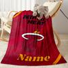 Miami Heat Poster Personalized Text Blanket Multi-purpose Customizable Blanket Ultra-Soft Throw For Bedding Office Livingroom Bed Ideal for All Season