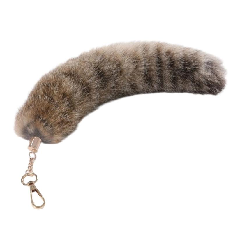 Plüschschwanz Schlüsselanhänger Schwanz Schlüsselanhänger Anhänger Tierischer Schwanz Schlüsselhalter Geldbörse Tasche Anhänger Schlüsselanhänger Zubehör