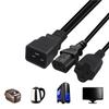 Heavy Duty Power Adapter Convert C20 To C13 & 5 20R Power Supply Cord 0.32m PVC Extension Cable for Various Electronics