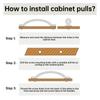10Pcs Aluminium Alloy Door Universal Handle Metal Drawer Knobs Cabinet Pulls Drawer  Bathroom