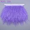 10 metrů barevná stuha z pštrosího peří 8-10 cm páska ozdoby šití kostým pštrosí peří ozdoba třásně sukně oblečení DIY dekor