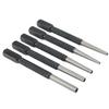 5 Piece Nail Punch Set with Knurled Body for Precise Punching of Wood Metal and Plastic Materials Length 100mm