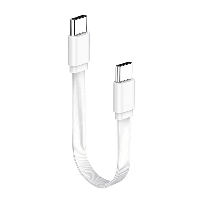 Silicone Short 10/20/50cm Type C to USB C Cable 480mbps 100W Fast Charging Data Cable for Mobile Phone Laptop Tablet