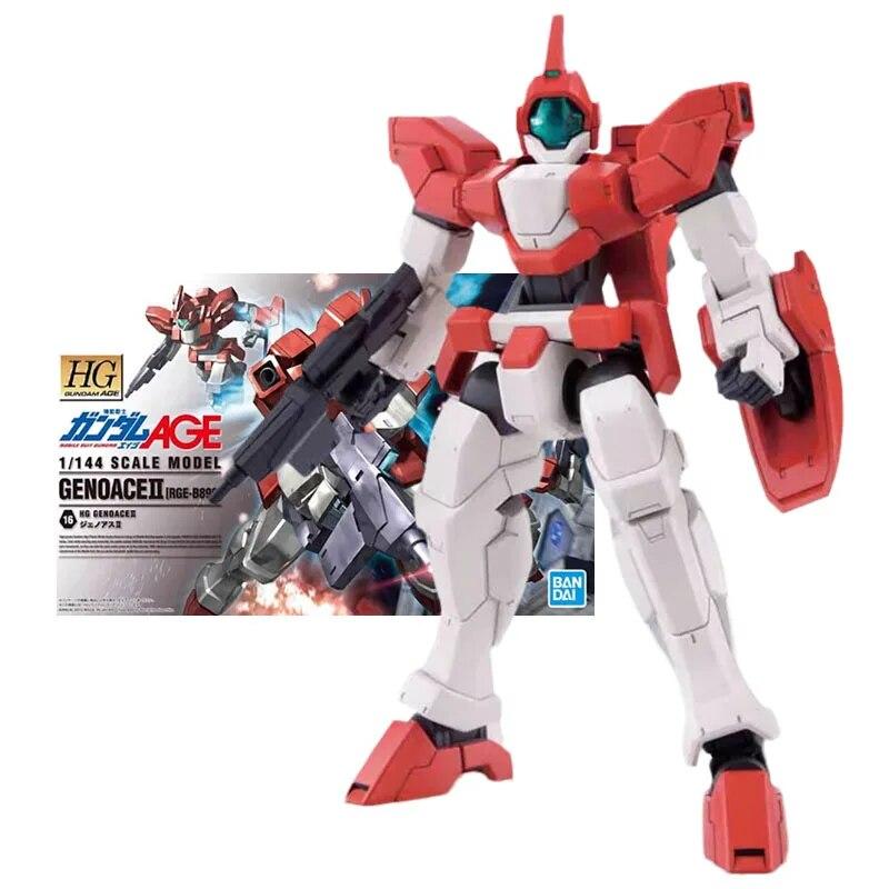 

Оригинальная фигурка Bandai Gundam Model Kit, аниме-фигурки HG AGE 1/144, RGE-B890, коллекция Genoace II, экшн-фигурка, модель игрушки, подарки