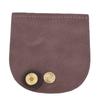 Bag   Cover Split Leather Magnetic Buckle   Hand Made Handbag Parts with Bronze Accessories 12.6x13.7cm(Brown )