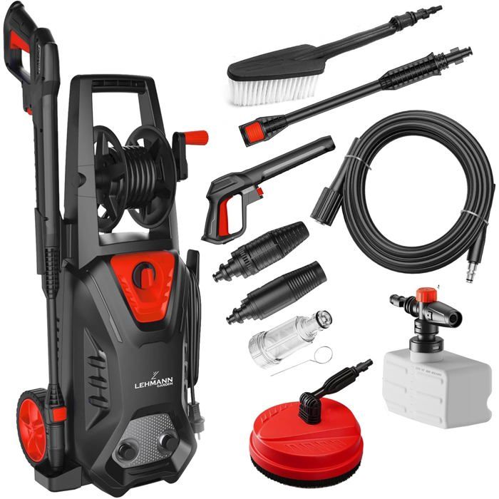 Basınçlı Yıkama Makinesi - ZUUKO - Hudson - 220 bar - 1800 W - 450 l/s - Alüminyum pompa - Çalışma yarıçapı 10 m