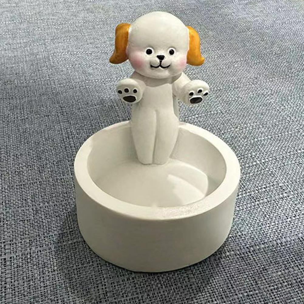 Kitten Candle Holder Cute Cat Candlestick Holder Aromatherapy Candle Holder Cat/Dog/Rabbit/Fox Animal Candle Holder Candle Gifts