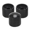 3Pcs Guitar Control Knob Volume Tone Fit Top Set Kit Instrument Accessory ReplacementBlack