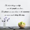 WZ9039 English Proverbs Bedroom Living Room Entrance Home Background Landscaping Decorative Wall Sticker