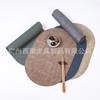 New Japanese-style placemat Western-style placemat Hotel household dining table Insulation mat Oval leather light luxury style