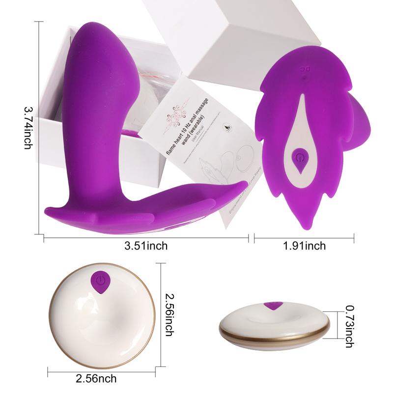 Female And Couple Sex Toys, Wireless Remote Control Vibration Rechargeable Double Vibration G-spot Dildo Vibrator, Stimulator, Clitoris And Vagina