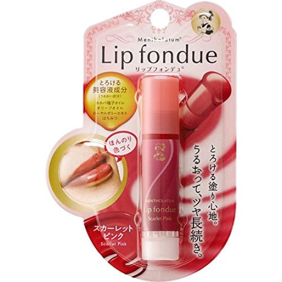 

Mentholatum Lip Fondue Scarlet Pink 4.2g