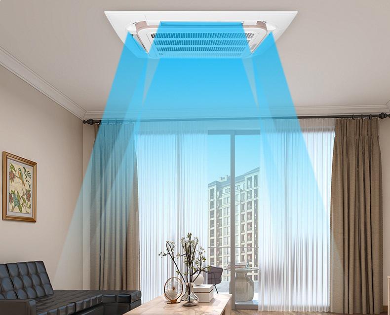 Deflettore Vento Condizionatore d'Aria a Soffitto Anti-Soffio Diretto Tipo Cassetta 3HP/5HP