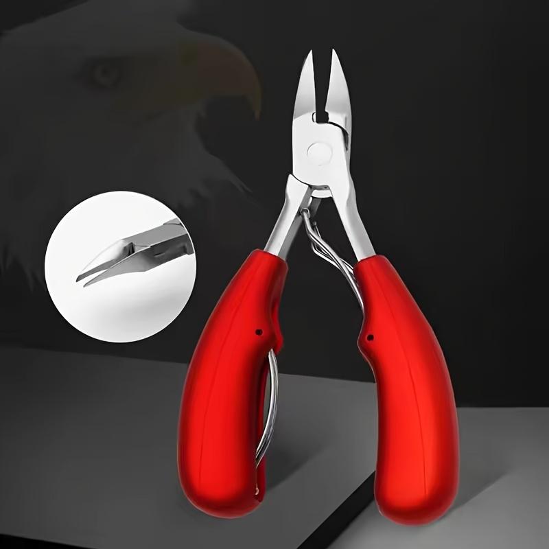 1pc Professional Toe Nail Clippers Cutter Ingrown Toenail Tool Thick Nail Dead Skin Dirt Remover Super Sharp Curved Blade Nail T