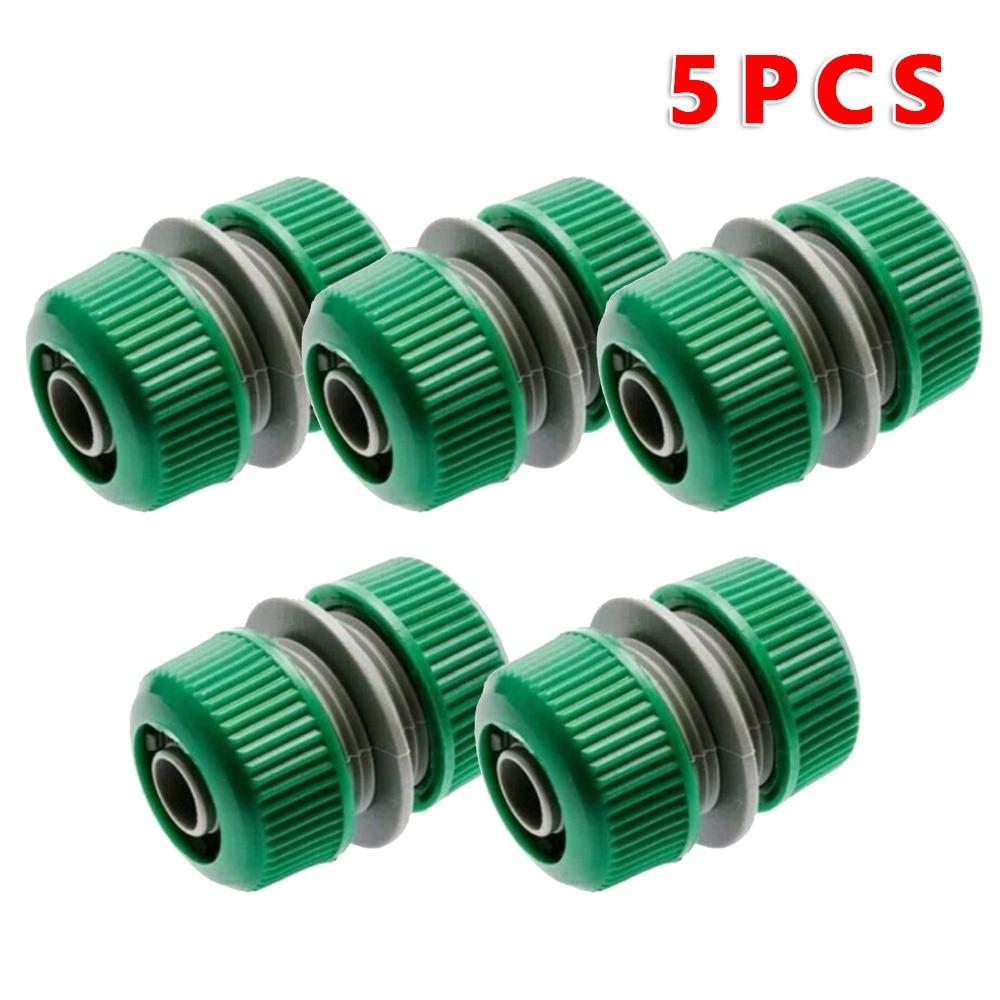 5 Pcs Hose Connector Quick Connect Kit Connector Repair Irrigation Accessories Water Pipe Extension Connector Garden Drip Irri