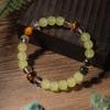 Prehnite Tiger Eye Clear Quartz Black Hematite Beaded Bracelet Fresh Fashion Jewelry For Men Women Daily Wear Gift