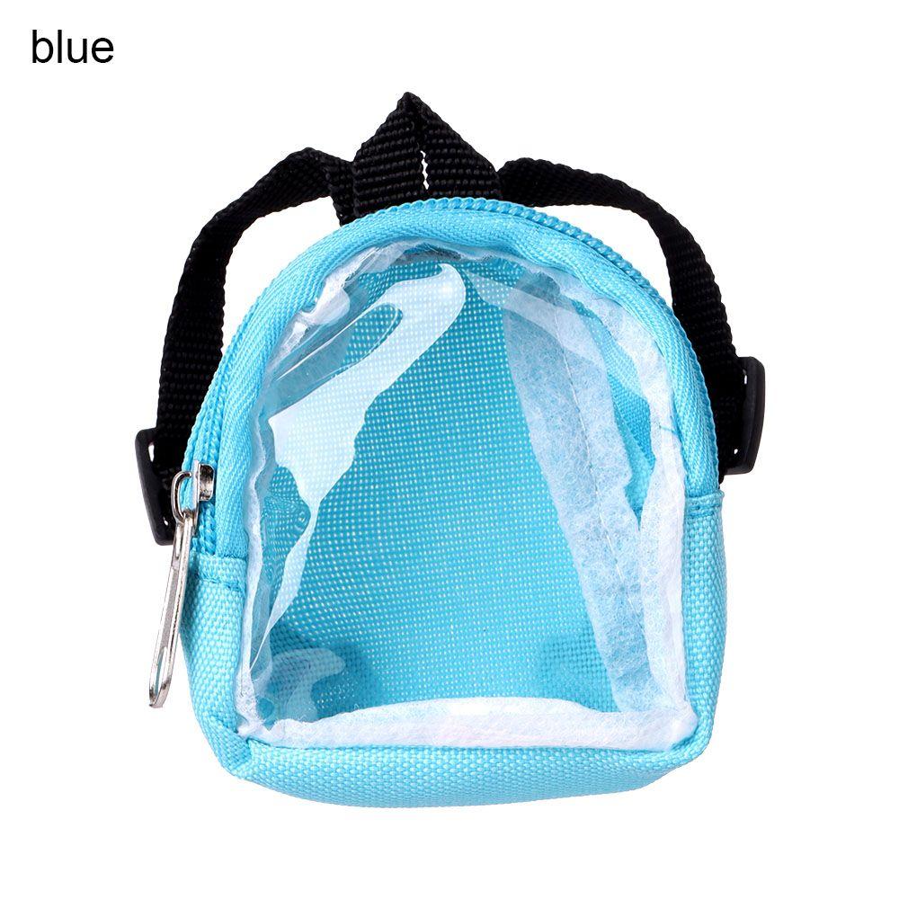 1/6 Doll Children Toys Transparent DIY Gifts Mini Bag Doll Backpack