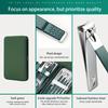 Xiaomi 7pcs Manicure Set Stainless Steel Nail Clippers, Nail File, Ear Cleaner, Concave Blade, Unscented, Fingernail Care Tools