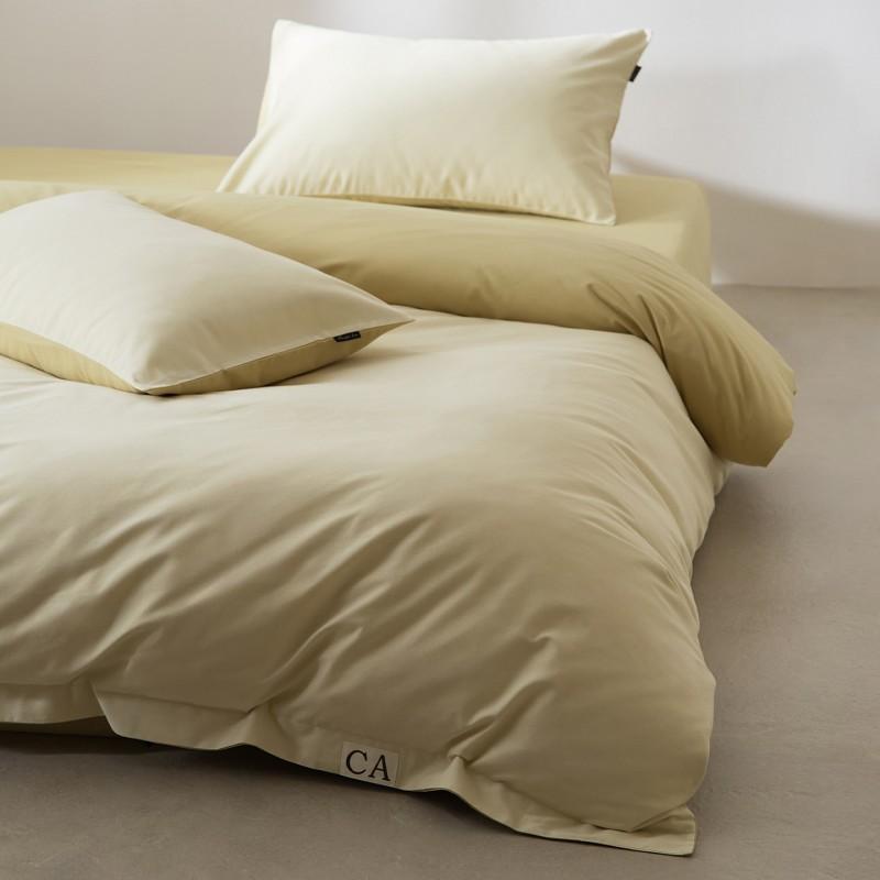 Cotton Flannel Bedding Set Solid Color Soft Warm Bed Sheets Pillowcases Home