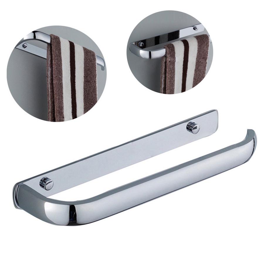 Modern Single Towel Bar Wall Mounted Toilet Paper Roll Bathroom Tissue