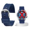 20mm 22mm Premium-Grade Fluororubber Watch Strap For Seiko IWC Rolex Casio Waffle Strap Universal Men Diver Sports Watch Band