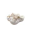 Crocs Classic Platform Clog Snow Melt Bean Paste MH Plan Casual Versatile Fashion Hole Shoes Women's Caramel Colour