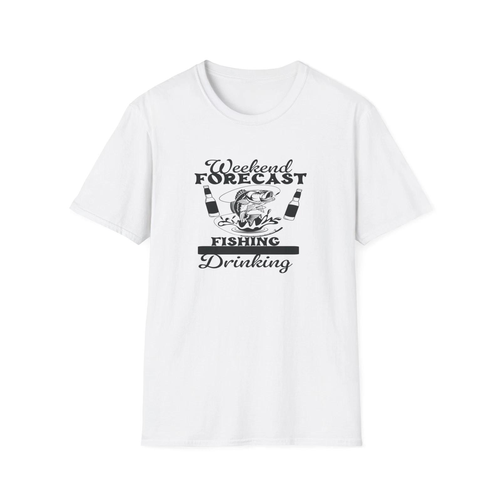 Fishing Forecast Unisex T-Shirt S разноцветный