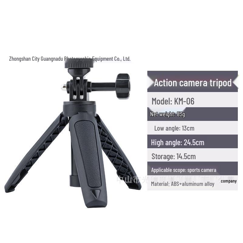 GoPro Action Camera Mini Tripod & DJI Action5 Portable Desktop Selfie Stick Stand