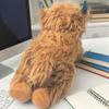 Highland Cow Plush Toy Cute Yak Doll with Long Fluffy Hair Soft Stuffed Animal Gift for Kids Adults Cow Lovers