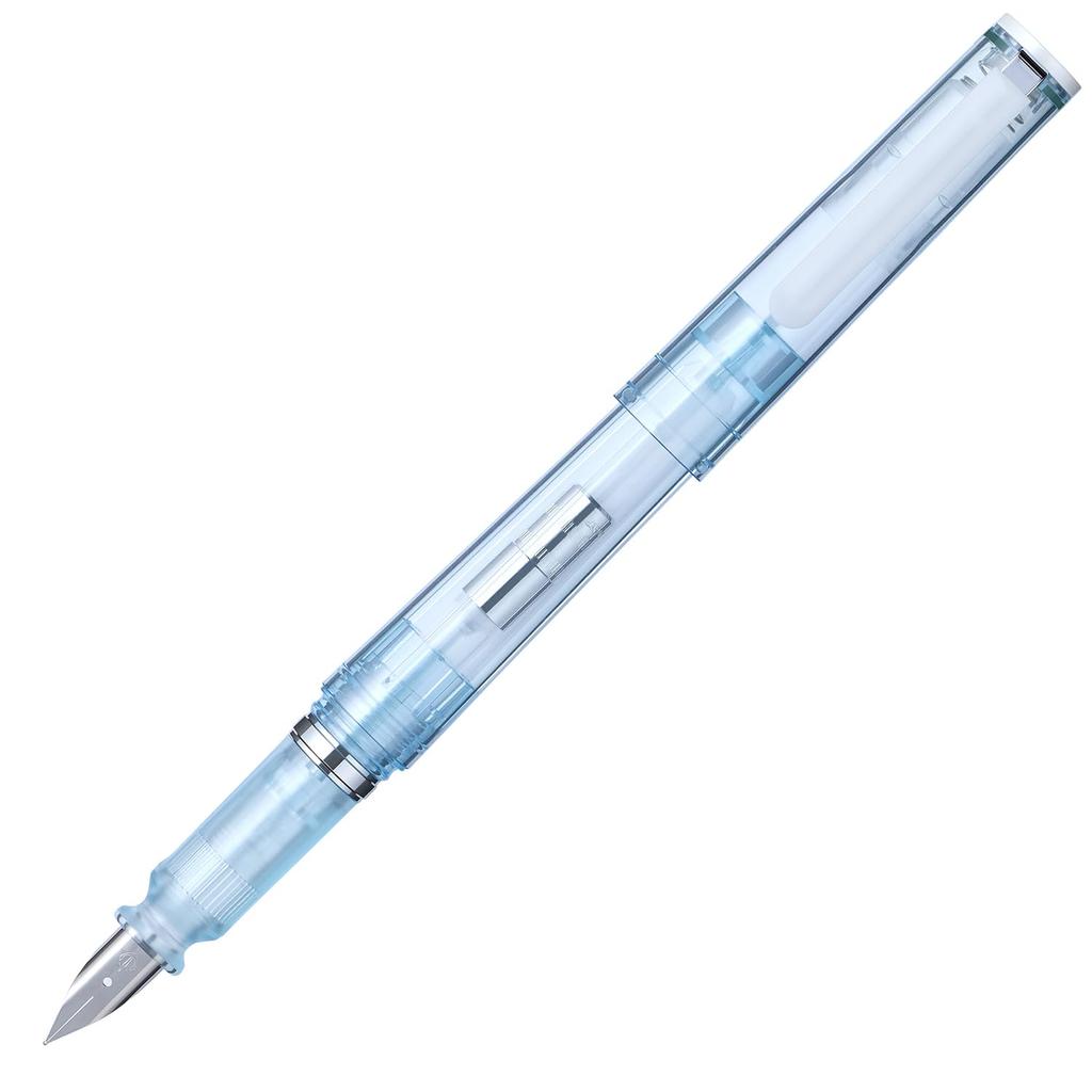 Sailor Fountain TUZU ADJUST Glassy Crystal Fine Gift Made in for Beginners and Everyday Use Pen, Sky, Nib, Pack, Japan, 11-0549-703,