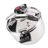 Household Stainless Steel Pressure Cooker Canner Explosion Proof Double Bottom Pressure Cooker for Gas Stoves Induction Stoves