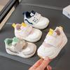 [Soft Sole Toddler Sneakers for Boys and Girls Leather Hook and Loop Non Slip Walking Shoes Casual Sport Shoes]