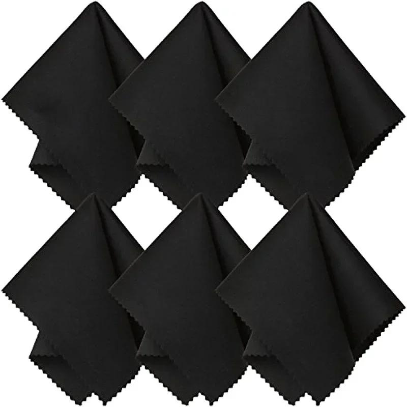 10Pcs Smooth Lint Free Glasses Lens Cleaning Cloth Sunglasses Glass Tabletop Cups Scratch Frees Clean Products Portable Reusable