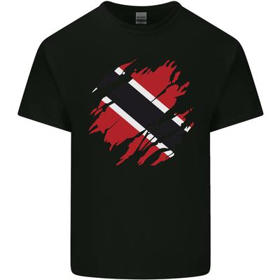 Torn Trinidad And Tobago Day Football Unisexs Light Cotton Tshirt