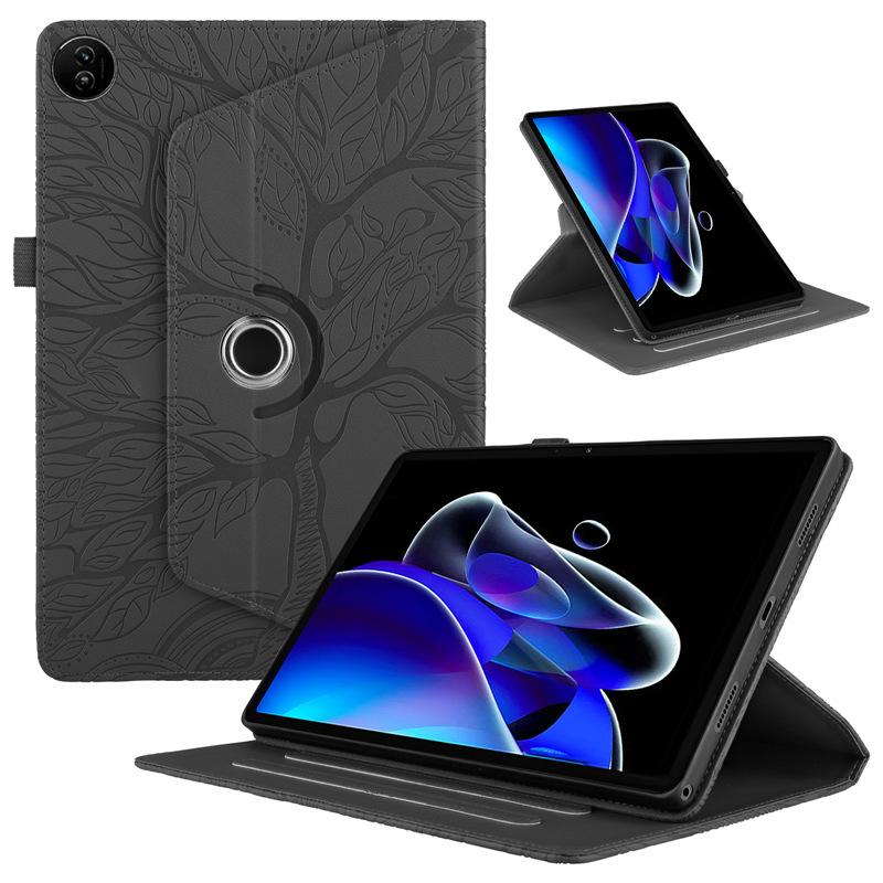 Kompatibel mit OPPO realme Pad 2 11,5 Zoll Tablet-Hülle, 360° drehbarer Ständer, Stoßfeste kratzfeste Abdeckung mit Stifthalter