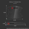 ZAG1 2026 Hot Interior Stickers TPU Car Transparent Door Bowl Handle Protective Film Sticker For Lexus LS LC RZ IS350 ES300 GS350 CT2