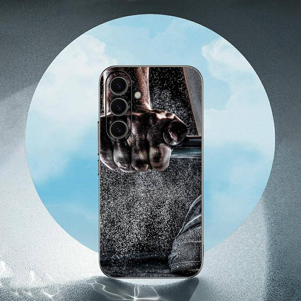 Boxing Gloves Luxury Black Phone Case For Samsung Galaxy S23 S24 S25 Ultra S22 Plus S21
