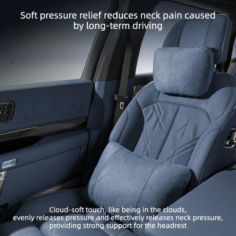 For Zeekr 9X 2025‑2026 Car Seat Neck Pillow & Lumbar Support Cushion,Ergonomic Headrest Waist Pillow Interior Tuning Accessories