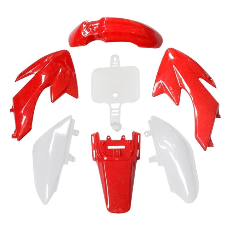 Plastic Fairing Body Kits Mudguard For CRF50 XR50 Pit Dirt Motorcycles Trail Bikes 2024 Year