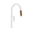 Black Kitchen Faucet Single Hole Pull Out Spout Kitchen Sink Mixer Tap Stream Sprayer Head Chrome/Black Mixer Tap
