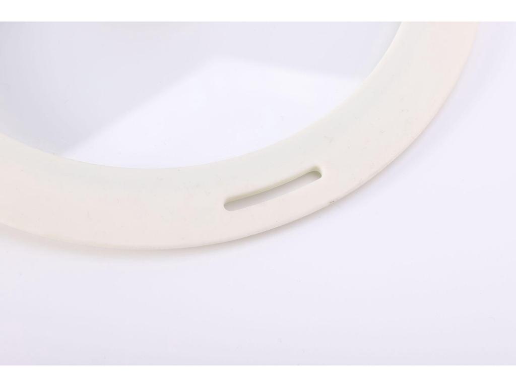 Universal Heat-Resistant Silicone Pot Lid with Notch - Edge-Sealing Glass Lid for Soup, Stir-fry, and Frying