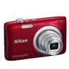 Nikon Digitální fotoaparát COOLPIX A100, 5x optický zoom, 20,05 megapixelů, Červený [Repasovaný], (A100RD)