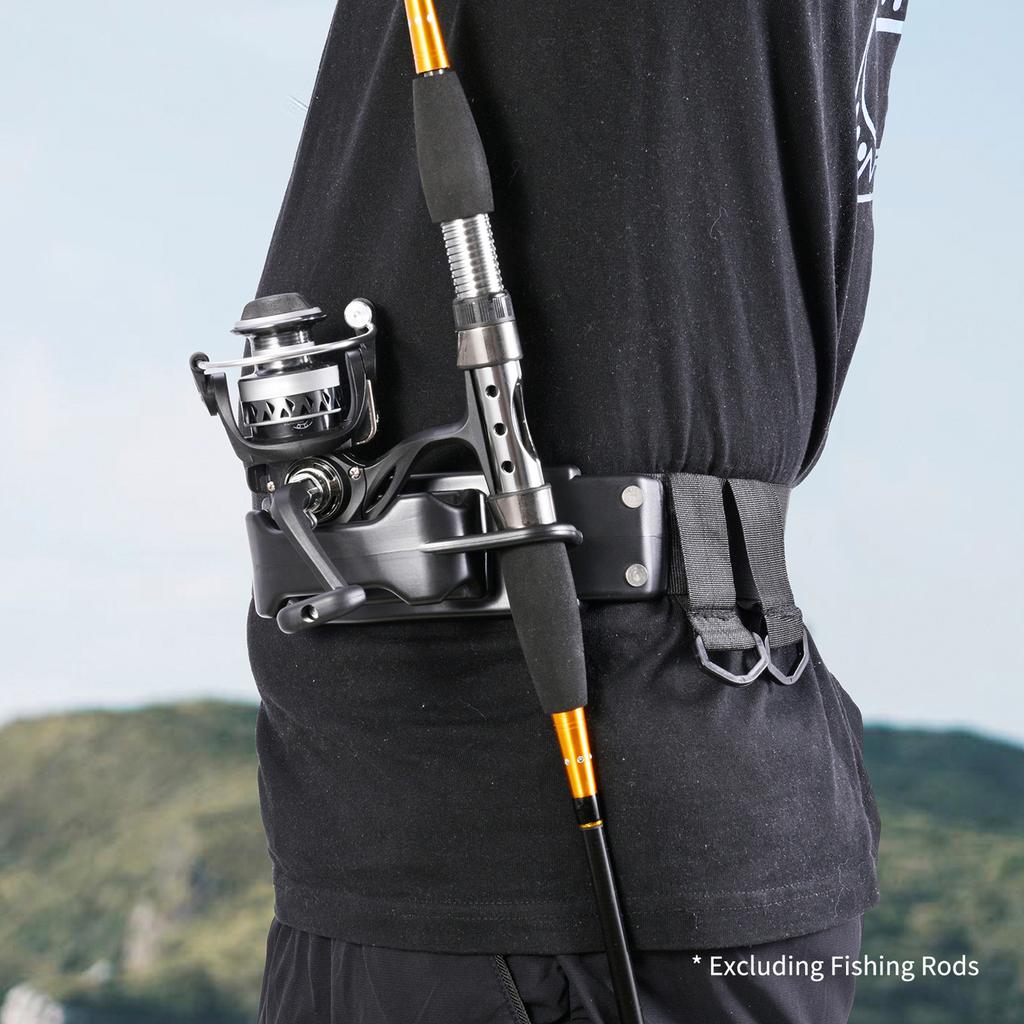 Einstellbare Taille Angelrute Halter Weiche Gummi Angelrute Holster Angeln Gürtel Stange Halter Im Freien