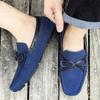 Fashion Luxury Mens Designer Genuine Leather Driving Loafers Moccasin Boat for Men Casual Formal Dress Shoes Footwear Business